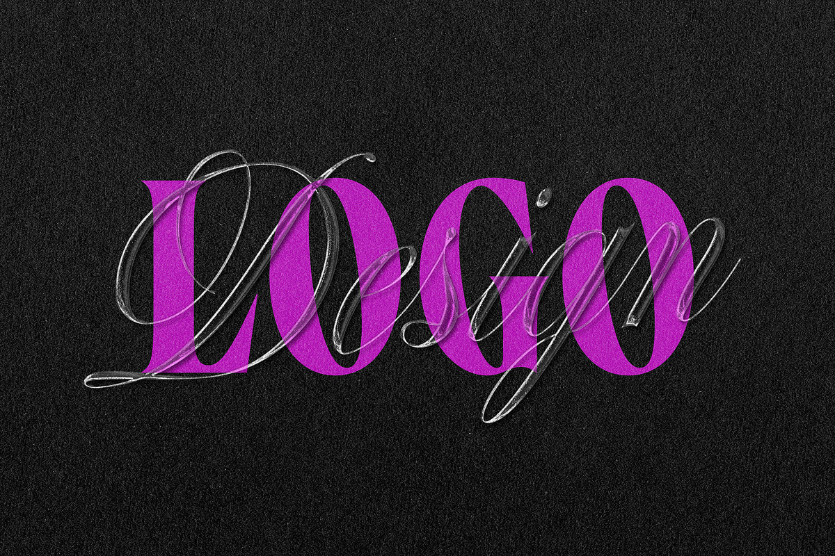 Elegant Glass Text Effect, a Layer Style Add-On by Design Squad (Photo 2 of 4)