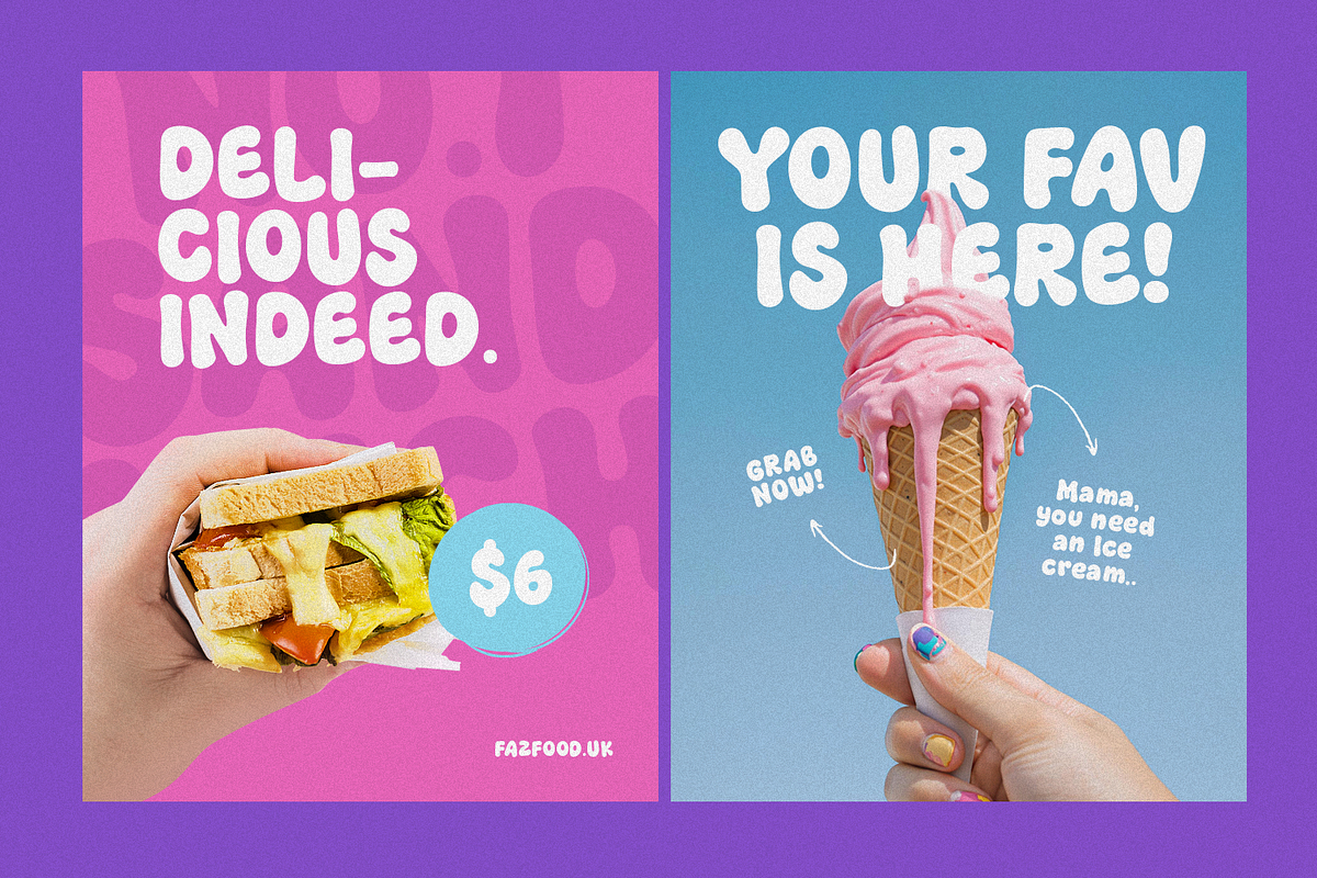 Frunkies – Chunky Bold Font, a Sans Serif Font by Pixesia Studio (Photo 7 of 15)