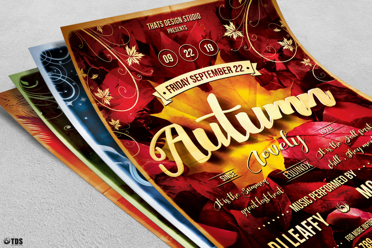 Four Seasons Flyer Bundle, a Flyer Template by ThatsDesignArt (Photo 6 of 14)