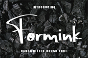 Formink Brush Font, a Font by PutraCetol Studio (Thumbnail 1 of 5)