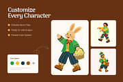 50 Holiday Characters Illustrations, a Seasonal Illustration by Prosymbols (Thumbnail 5 of 11)