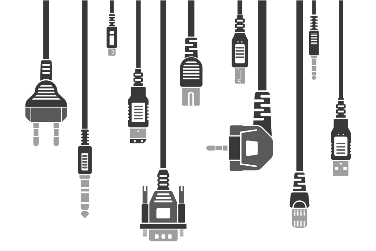 cables and plugs, an Object Graphic by vekstok (Photo 2 of 4)