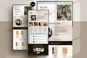 Author Landing Page, a Landing Page Template by Creatif Foundry (Thumbnail 1 of 7)