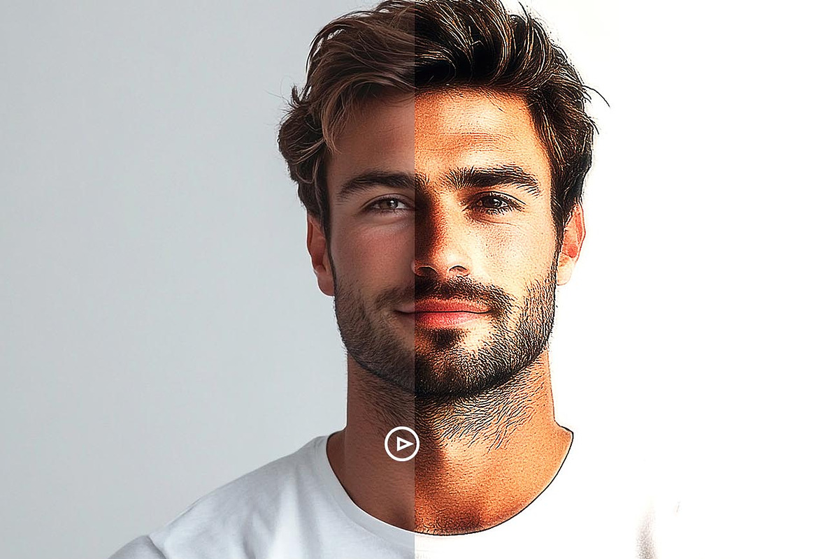 Cinematic Real-Skin Retouch FX, an Action Add-On by Studio Retouch (Photo 3 of 16)