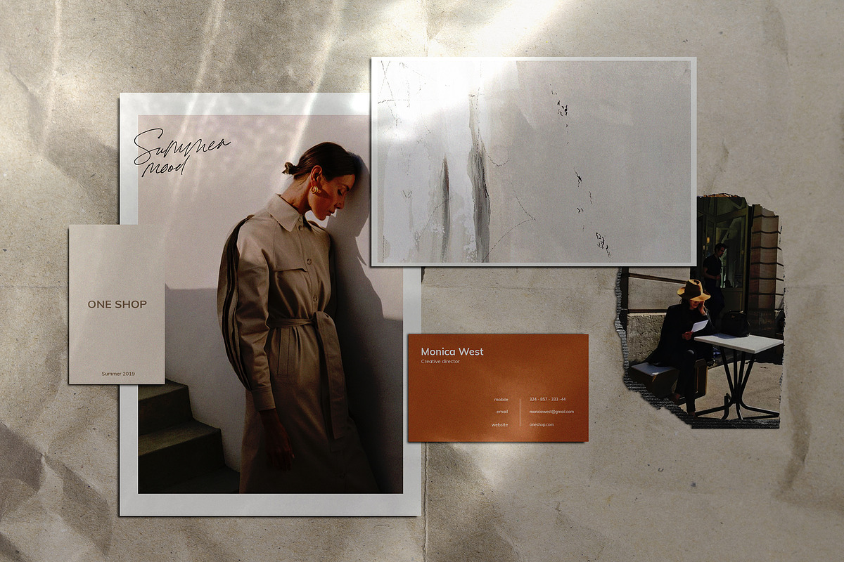 Mood Board Paris / Mockup, a Product Mockup by Simple có (Photo 5 of 8)