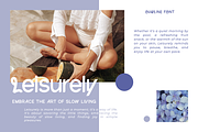 Ovaline - Modern Aesthetic Font, a Sans Serif Font by roomspace creative lab (Thumbnail 8 of 9)