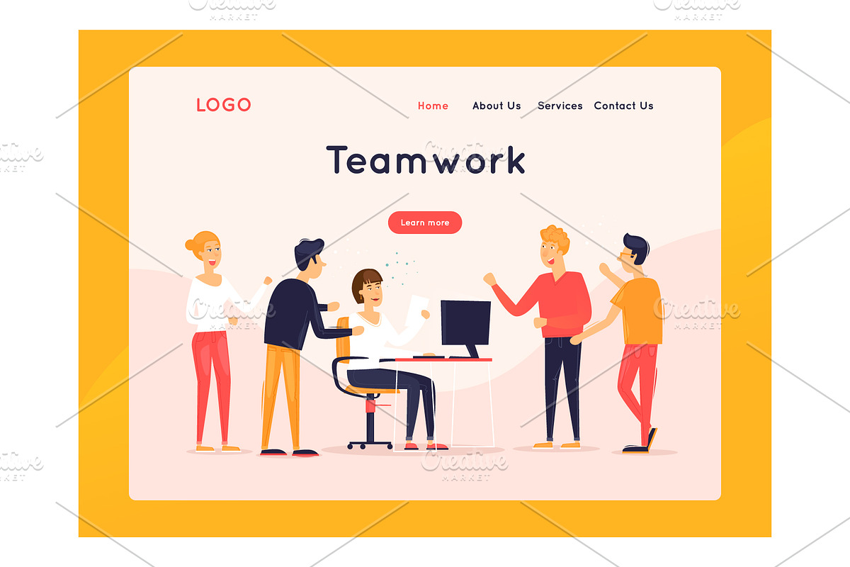 Landing page, an App Template by Podis (Photo 4 of 15)