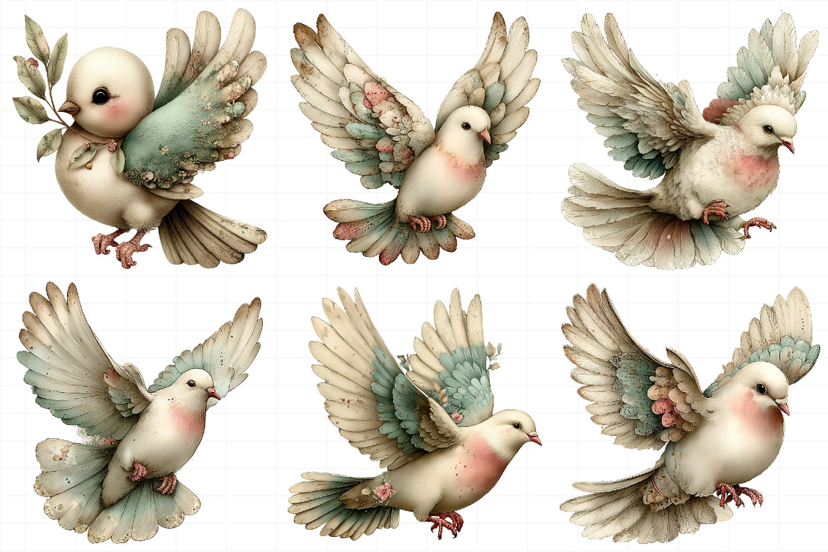 Creation Dove Clipart, an Illustration by Daily.Designs (Photo 4 of 7)