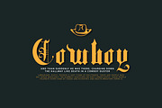 Arsenio Splendid Blackletter, a Blackletter Font by infernostudio3 (Thumbnail 2 of 10)