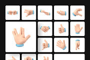 Floating 3D Hands Icons, an Object 3D Model by Vectors Market (Thumbnail 9 of 9)