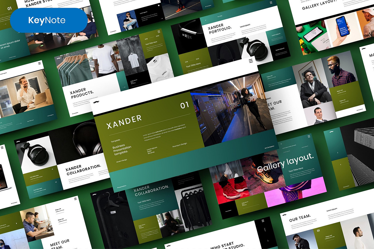 Xander – Business Keynote, a Presentation Template by Dens Creative Studio (Photo 1 of 6)