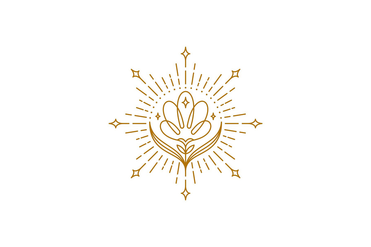 Flower and Star Logo, a Branding & Logo Template by Buqancreative (Photo 3 of 4)
