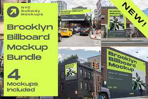 Brooklyn Billboard Mockup Bundle