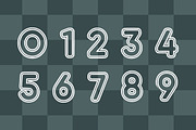 School Outline, a Handwritten Font by Fourteen Letter (Thumbnail 2 of 6)