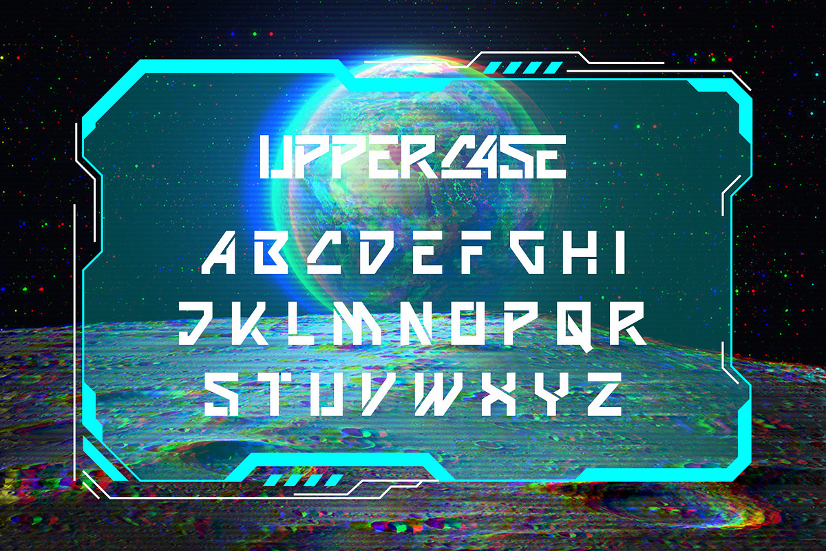 The Savior | Futuristic Font preview 3
