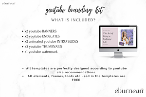 YouTube Branding Kit Template Canva