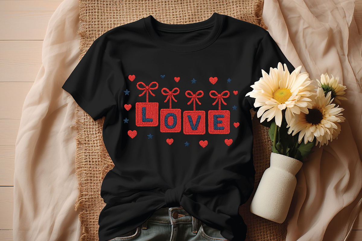 Yarn Crochet Valentine's Day LOVE, an Illustration by Black Bird Studio (Photo 5 of 8)