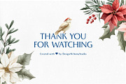 Watercolor Christmas Collage Pack, an Object Graphic by Design Alchemy Studio (Thumbnail 11 of 11)
