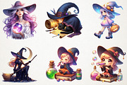 Halloween Witch Sublimation, an Illustration by RobertsArt (Thumbnail 5 of 7)