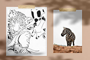 African animals. Line art collection, an Object Graphic by Vera●Suleimanova (Thumbnail 14 of 16)