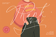 Halista Rihana Stylish Beauty Script, a Script Font by stylishtype.co (Thumbnail 20 of 20)