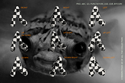 Bubble font, 3D Checker letters PNG, a Handwritten Font by Kasia Sokolovska (Thumbnail 2 of 9)