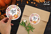 Fall Autumn Thank You Sticker Bundle, an Illustration by Actual Pixel (Thumbnail 21 of 22)