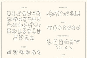 BABY & KIDS Logos Doodles Patterns