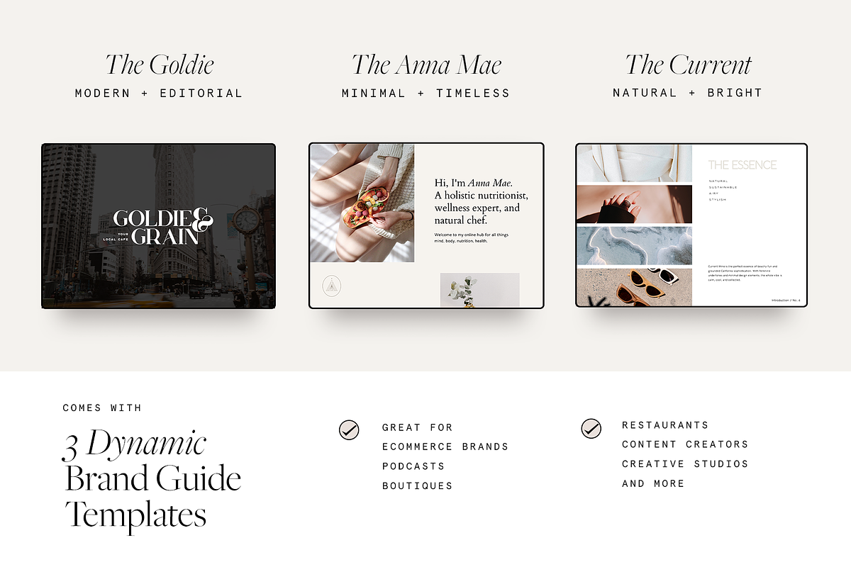 Modern Brand Guide Template Bundle, a Product Mockup by Chloe Leonard Studio (Photo 3 of 7)