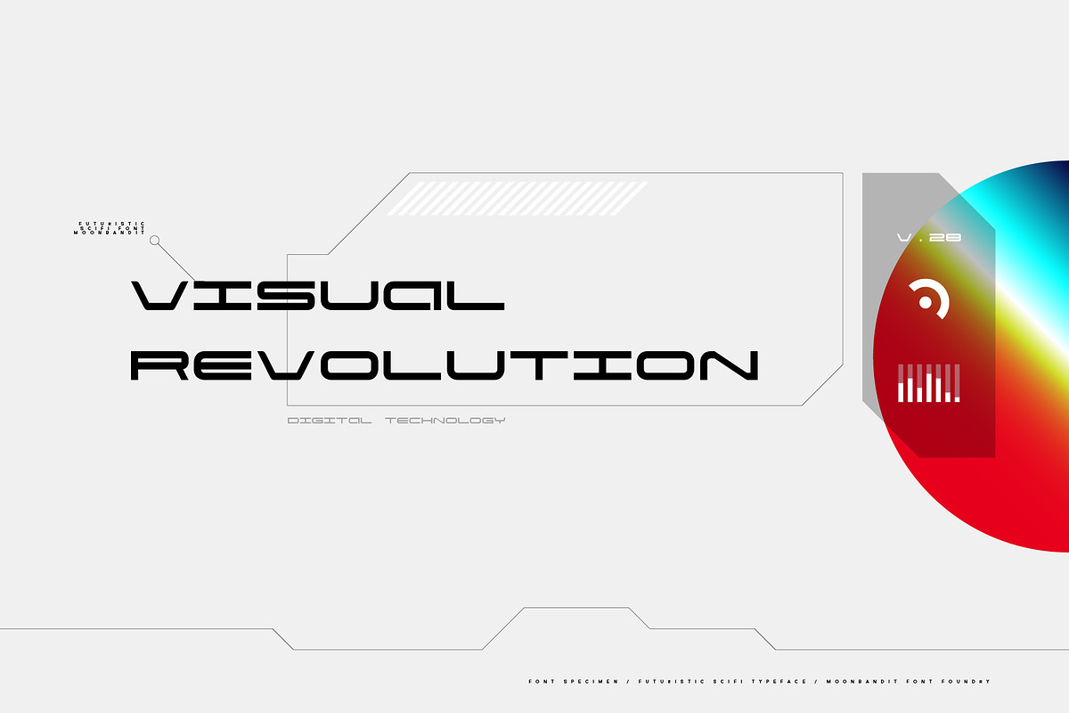 Necoma - monospace wide font, a Sans Serif Font by MoonBandit (Photo 2 of 6)
