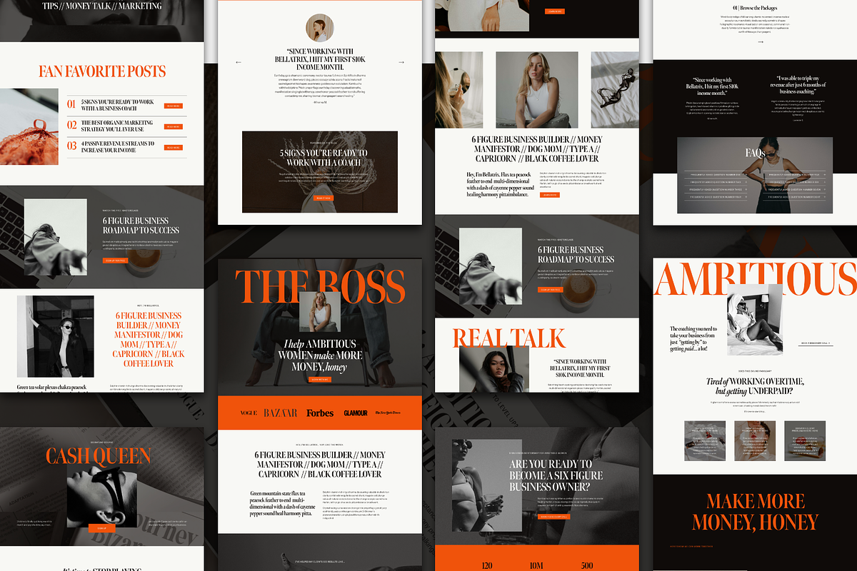 Squarespace 7.1 Website Template preview 3