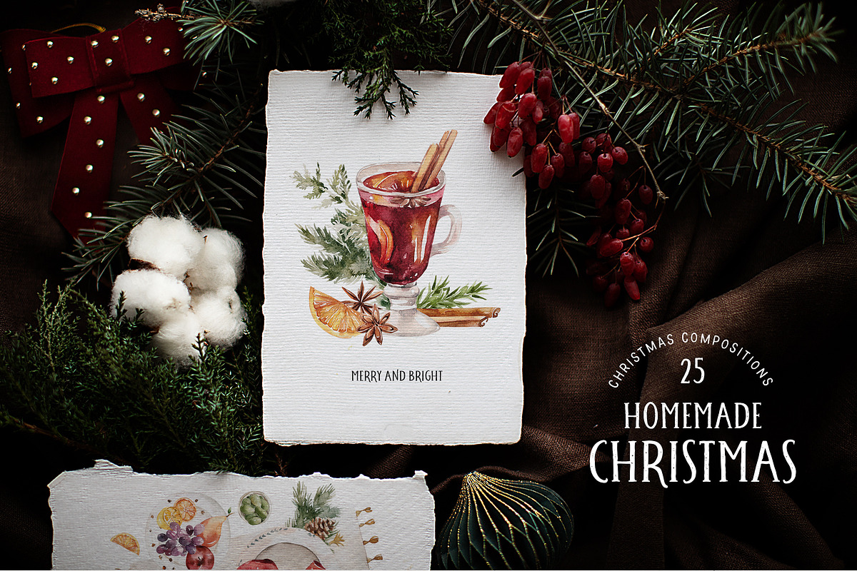 HOMEMADE CHRISTMAS Aesthetics, a Decorative Illustration by Muse Artist (Photo 13 of 23)