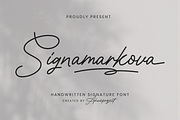 Signamarkova, a Handwritten Font by ahweproject (Thumbnail 2 of 16)