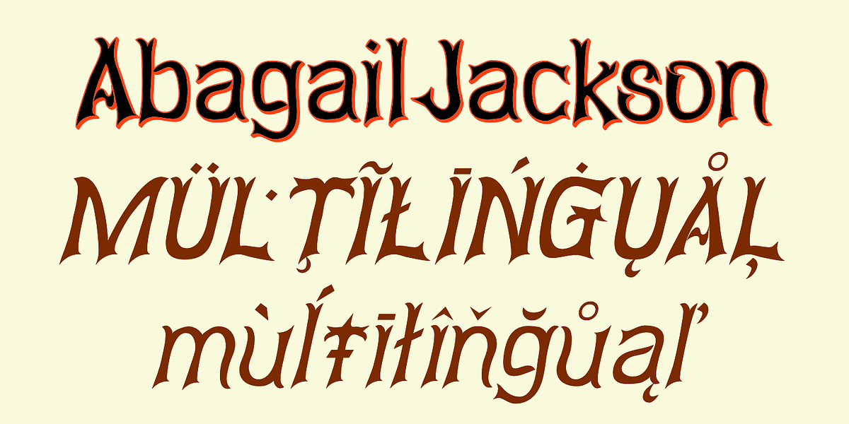 AbagailJackson, a Handwritten Font by Ingrimayne Type (Photo 6 of 6)