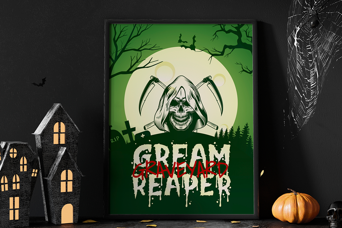 Pumpkin Stare -  Halloween Display, a Font by PutraCetol Studio (Photo 7 of 11)
