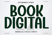Book Digital, a Script Font by FreshTypeINK (Thumbnail 1 of 8)