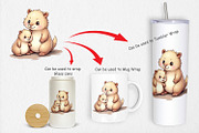 Platypus Mother's Day Clipart, a Graphic by Artnoy (Thumbnail 3 of 5)