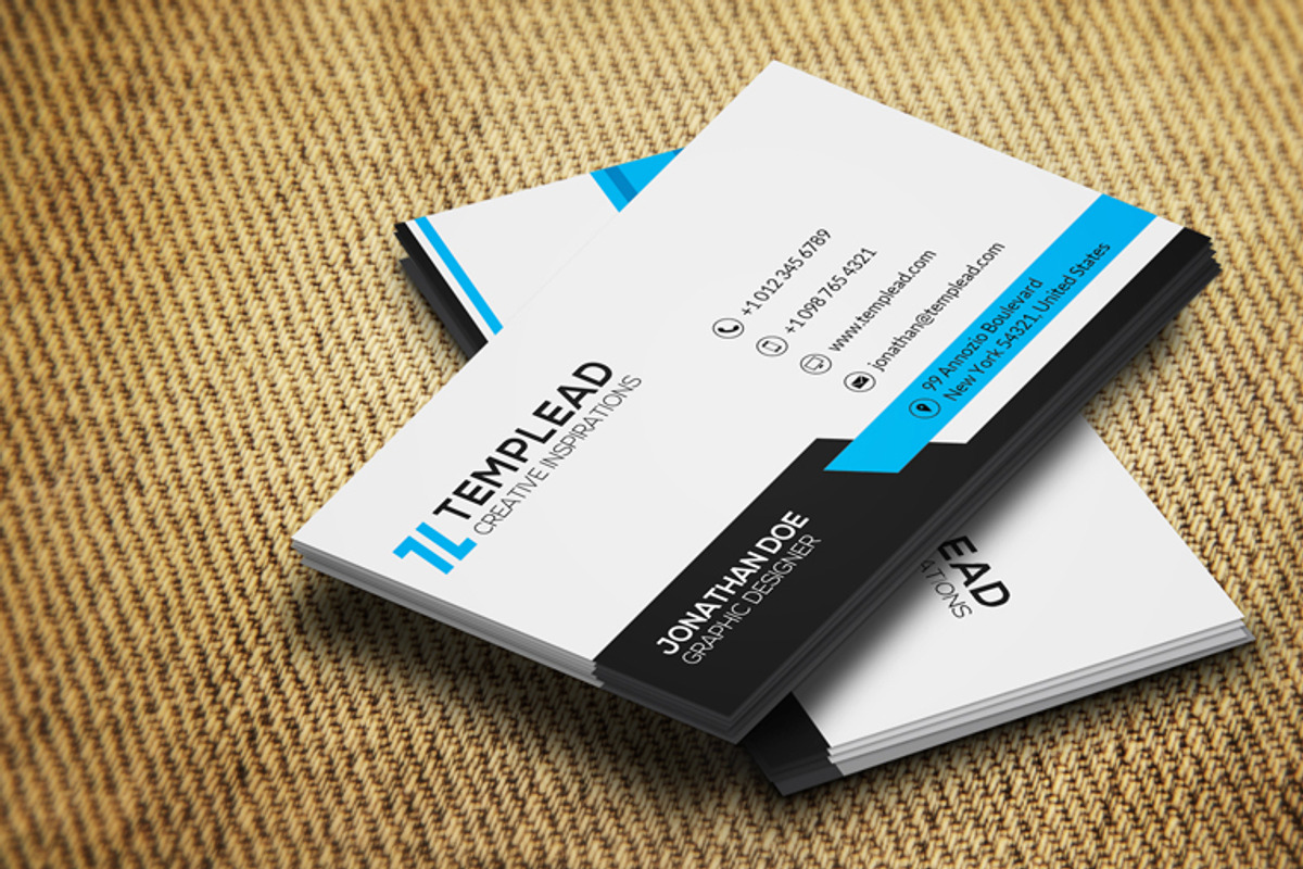 Corporate Business Card CM127, a Business Card Template by annozio (Photo 2 of 4)