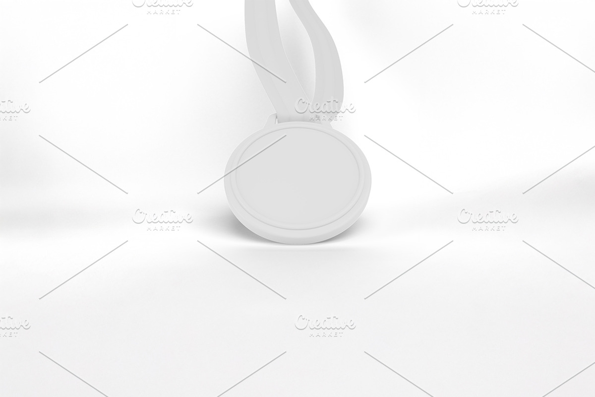 Cartoon Medal Mockup, a Merchandise Mockup by Qaleb Studio (Photo 2 of 2)