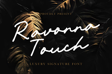 Ravonna Touch Luxury Signature Font