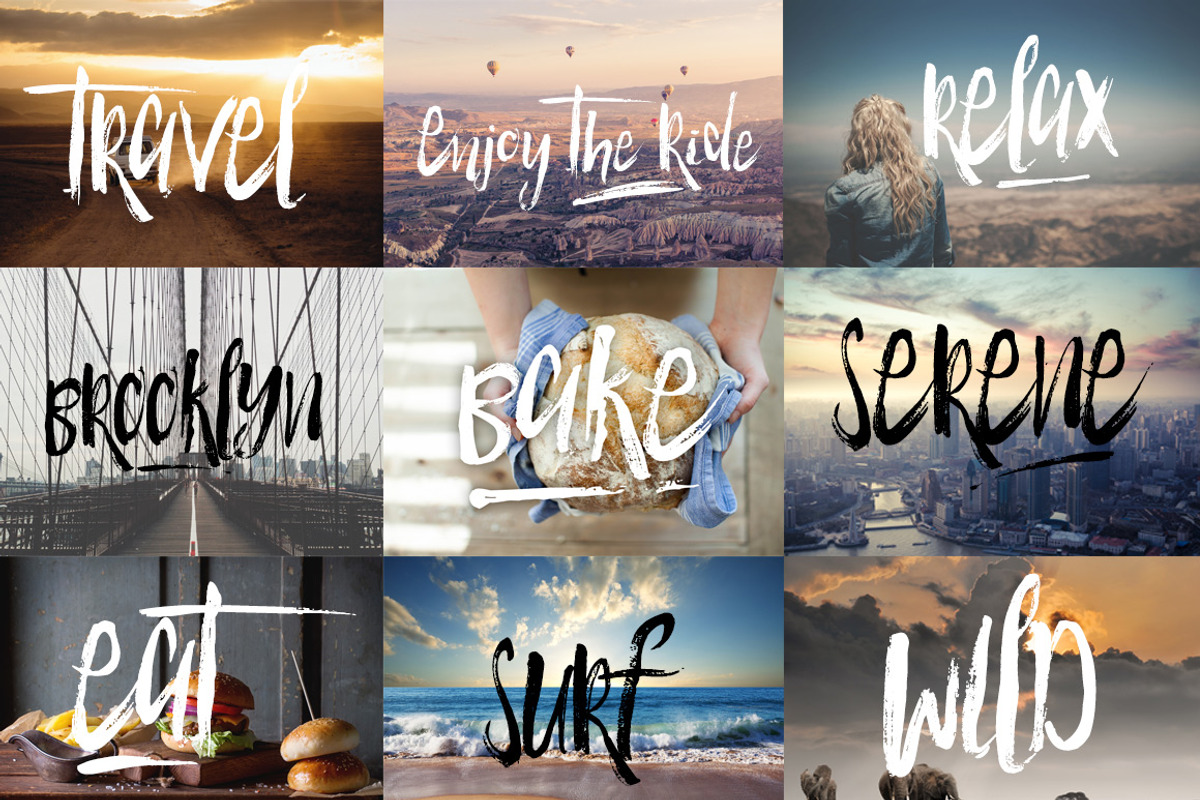 Torquay Hotel Brush Font preview 5