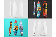 Long Surfing Board PSD Mockup Set, a Product Mockup by Remnand Studio (Thumbnail 9 of 11)