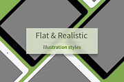 iPad Air 2 Vector Pack, a Product Mockup by Device Kits (Thumbnail 2 of 3)