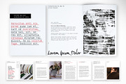 Brutalist Editorial Template, a Print Template by McLittle Stock (Thumbnail 1 of 4)
