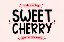 Sweet Cherry - Cute Cartoon Font