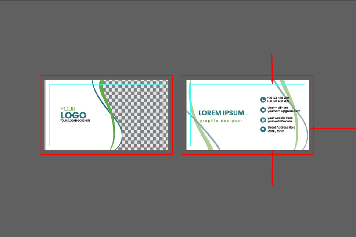 Modern professional business card, a Business Card Template by DESIGNSKIT (Photo 2 of 2)