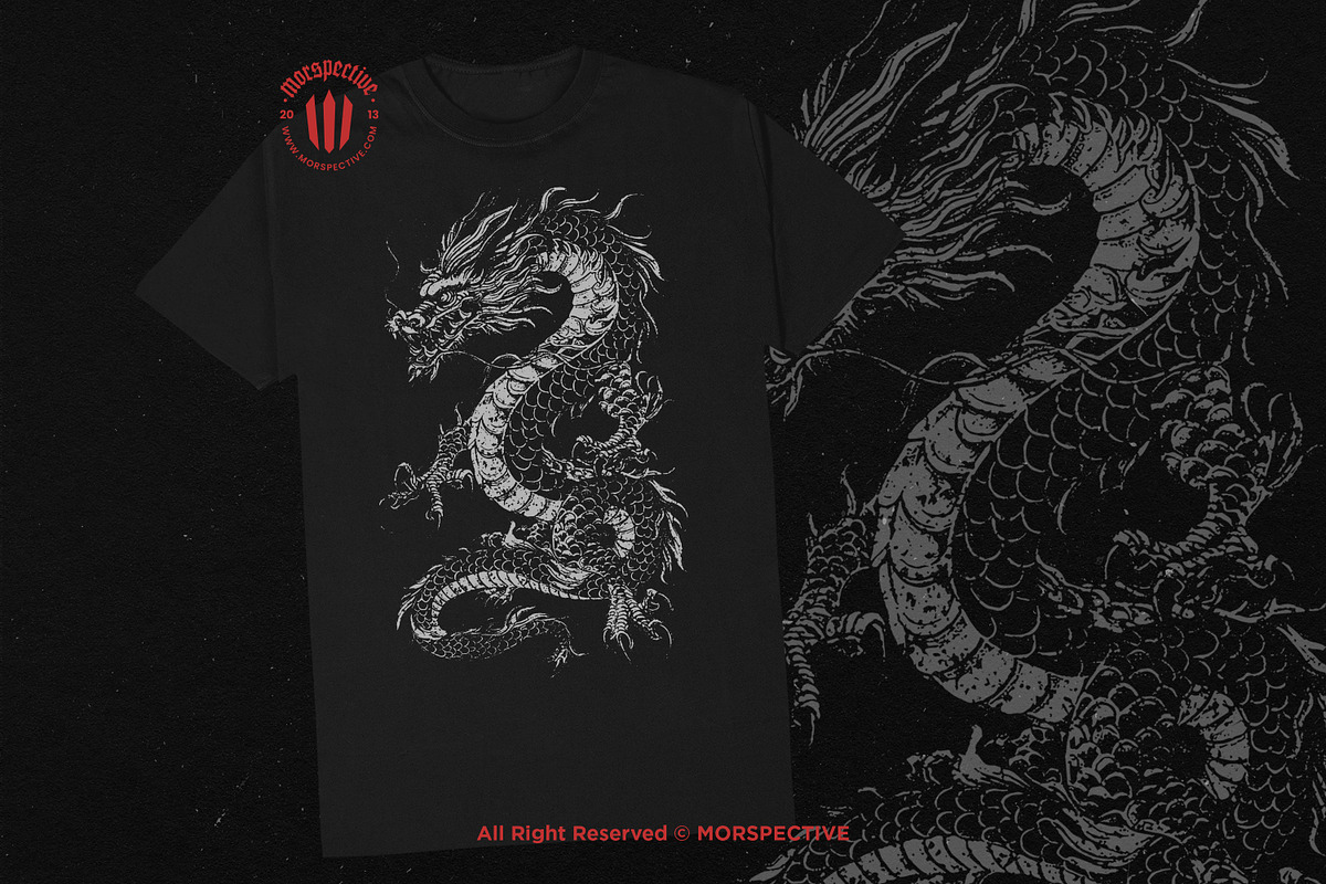 10 Bundle Dark Art The Dragon Chines, an Illustration by Morspective (Photo 2 of 7)