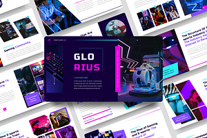 Video Game Keynote Template, a Presentation Template by YossyOneStd