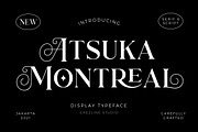 Atsuka Montreal - Font Family, a Serif Font by Grezline Studio (Thumbnail 1 of 15)