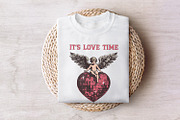 It's Love Time png, Valentine's Day, an Illustration by SharpMarketplace (Thumbnail 7 of 9)